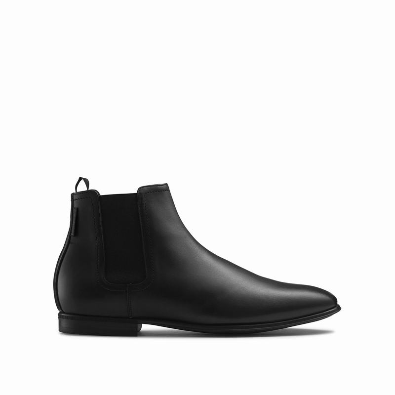 Russell & Bromley Highline Chelsea Boots Men's Black [AHL6463QT]